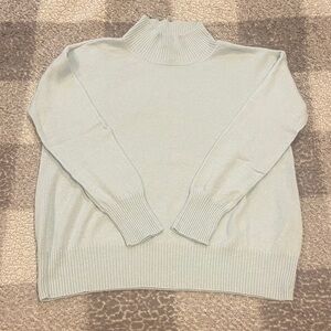 Eileen Fisher Light Blue Light Turtleneck Sweater